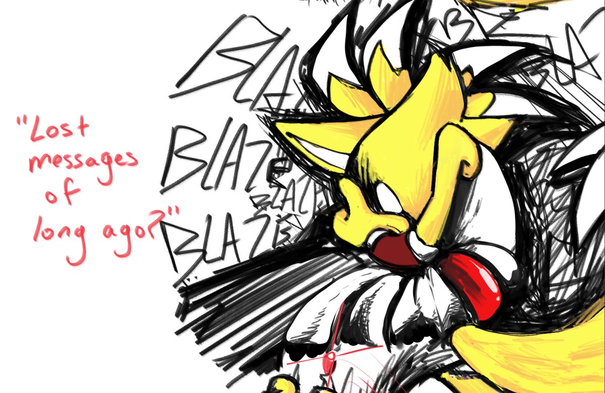 SoulRecoil's tweet photo. #blazethecat
imperfect super blaze 
slowly transitioning to using color for my posts https://t.co/KNcDC2FAea