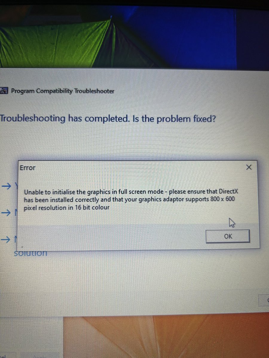 AlexWolst93's tweet photo. @champman0102 can anyone help with this. I’ve downloaded the game but keep getting this message when trying to run it. https://t.co/94aqFN4z1p