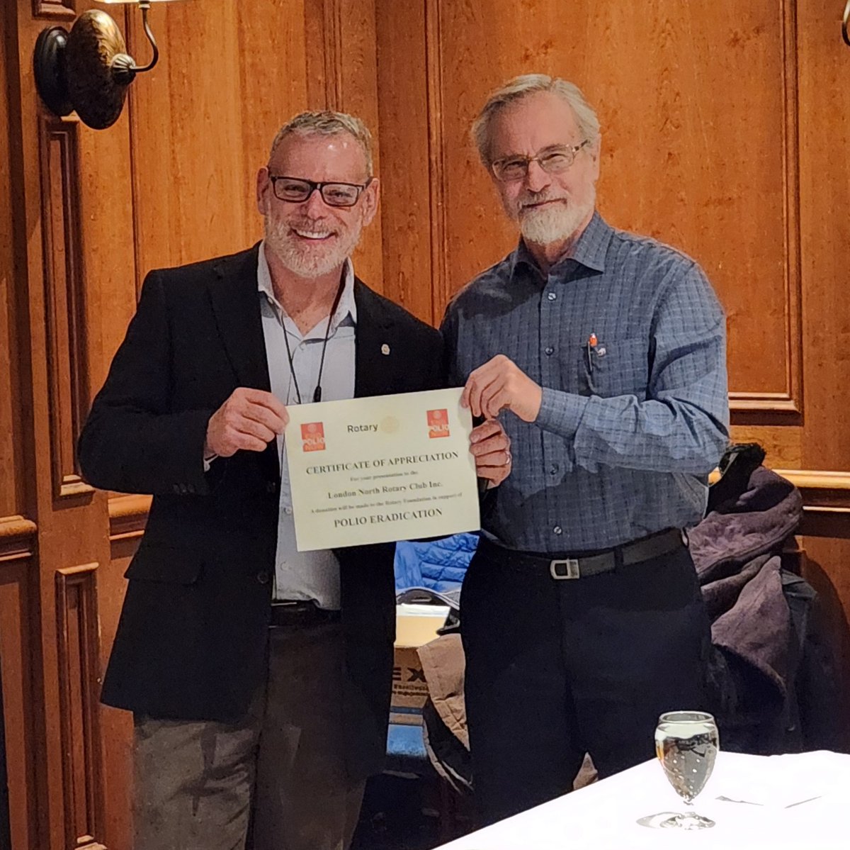 JohnwFinan's tweet image. I had the opportunity to speak to the Rotary Clubs of London North and London East recently at the Highland Golf Club! Thank you to everyone who attended!

#trades #ldnont #FinanHomeService #Rotary