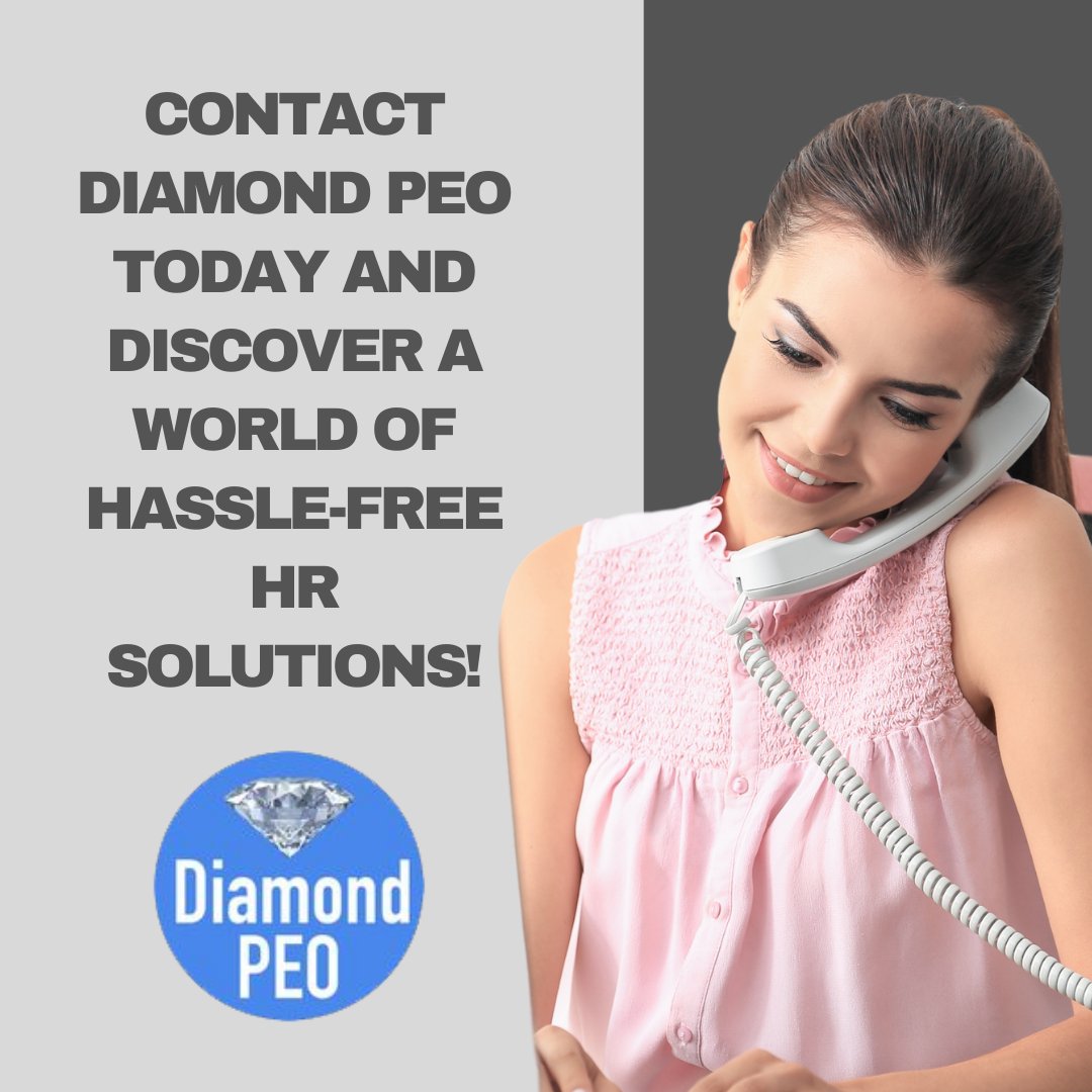 Streamline your business operations with Diamond PEO's comprehensive HR and payroll services. Let us handle the complexities, so you can focus on what you do best - Growing your business!

#BusinessGrowth #PEOExperts
