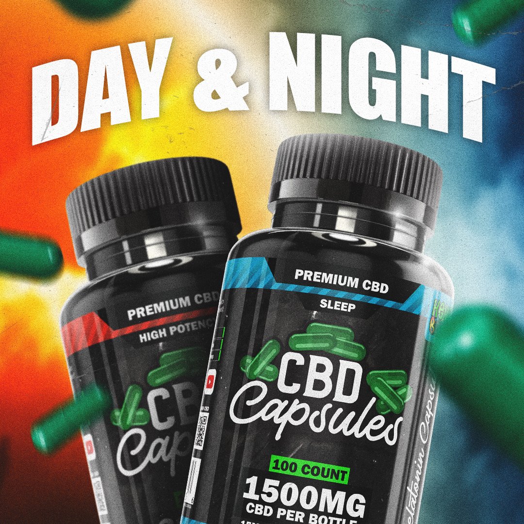 HempBombs's tweet photo. Balance your day, soothe your night with our Day & Night CBD Capsules! 🌞🌜 Whether you're seeking focus and clarity or relaxation and rest, our expertly formulated capsules have you covered.
#dayandnight #cbdforsleep #daytimecbd #cbd #cbdcaps https://t.co/sc7r2uIcEo