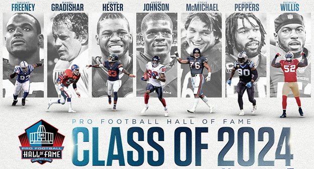Congratulations to the 2024 @nfl Hall of Fame inductees!

#NFL
#HallOfFame