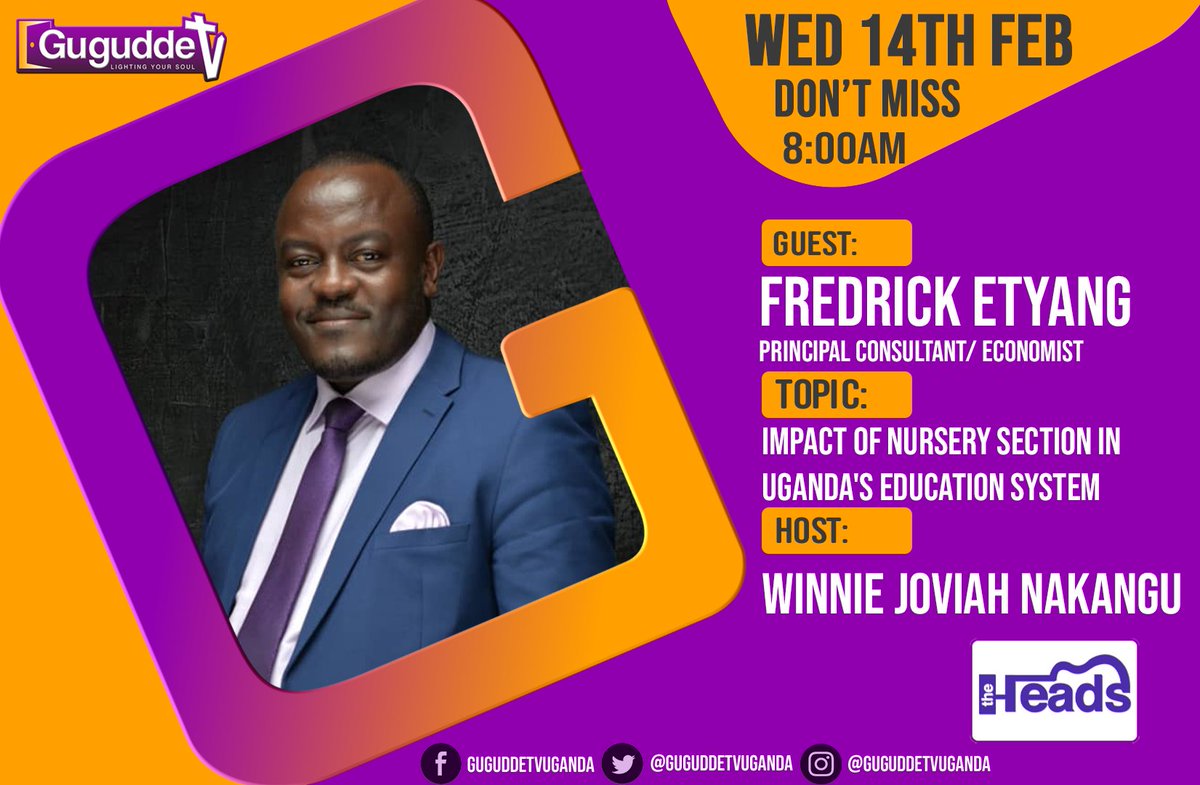 Children who have experienced early childhood or preprimary programs are more likely than other children to remain in primary school and achieve good results.
Join us this Wednesday ,8am as we discuss more with Fredrick Etyang, a consultant and economist.
#GuguddeTvUganda