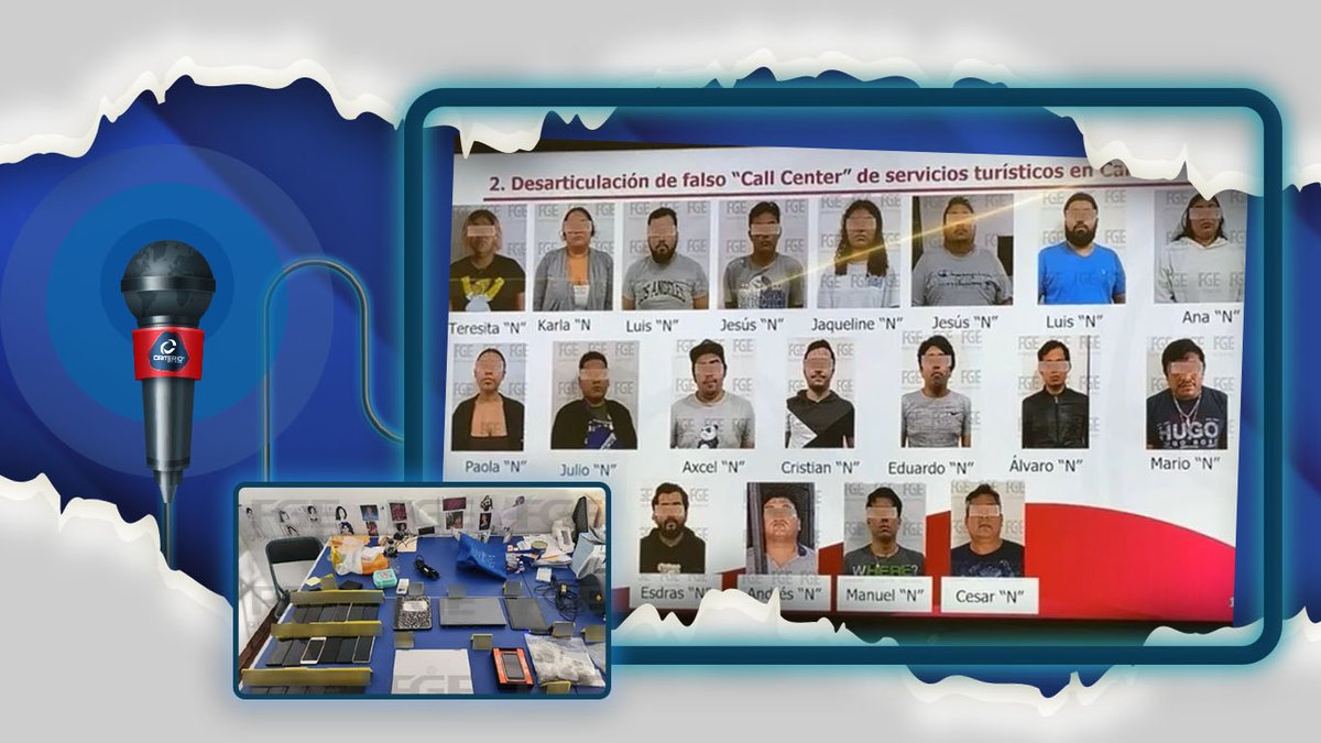 criterionoticia's tweet photo. #Cancún: Desmantelan un #CallCenter que operaban como Narcomenudeo. 📱💊🫣😯
https://t.co/WFzAZfxS4n https://t.co/1ZYQOPvcsT