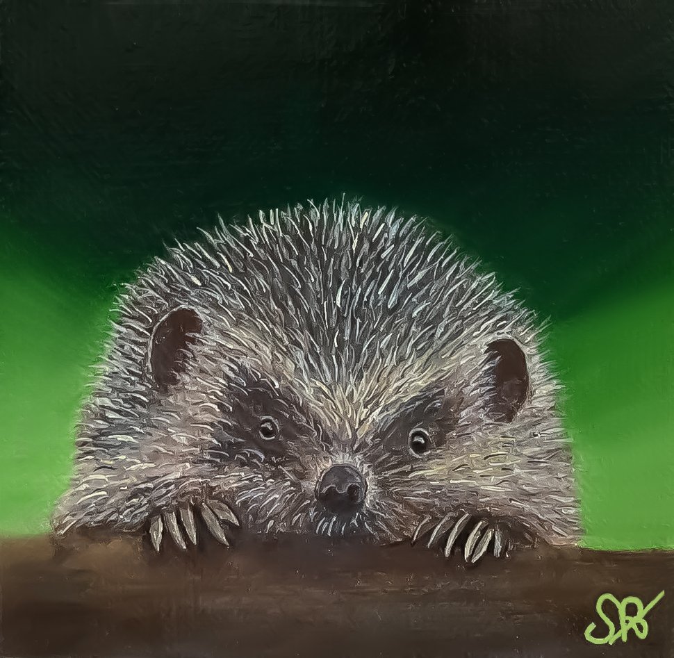 Here is "Hotchi", a small comissionned painting made for a friend who is fond of hedgehogs 🦔

Minted 10 in "Couleurs Vivantes" collection.

Win 1/10 now, Just Retweet and follow to enter 😉
Thx for sharing, much 💚

8 listed on <a href="/LoopExchange/">LoopExchange</a> :  loopexchange.art/collection/0xd…
