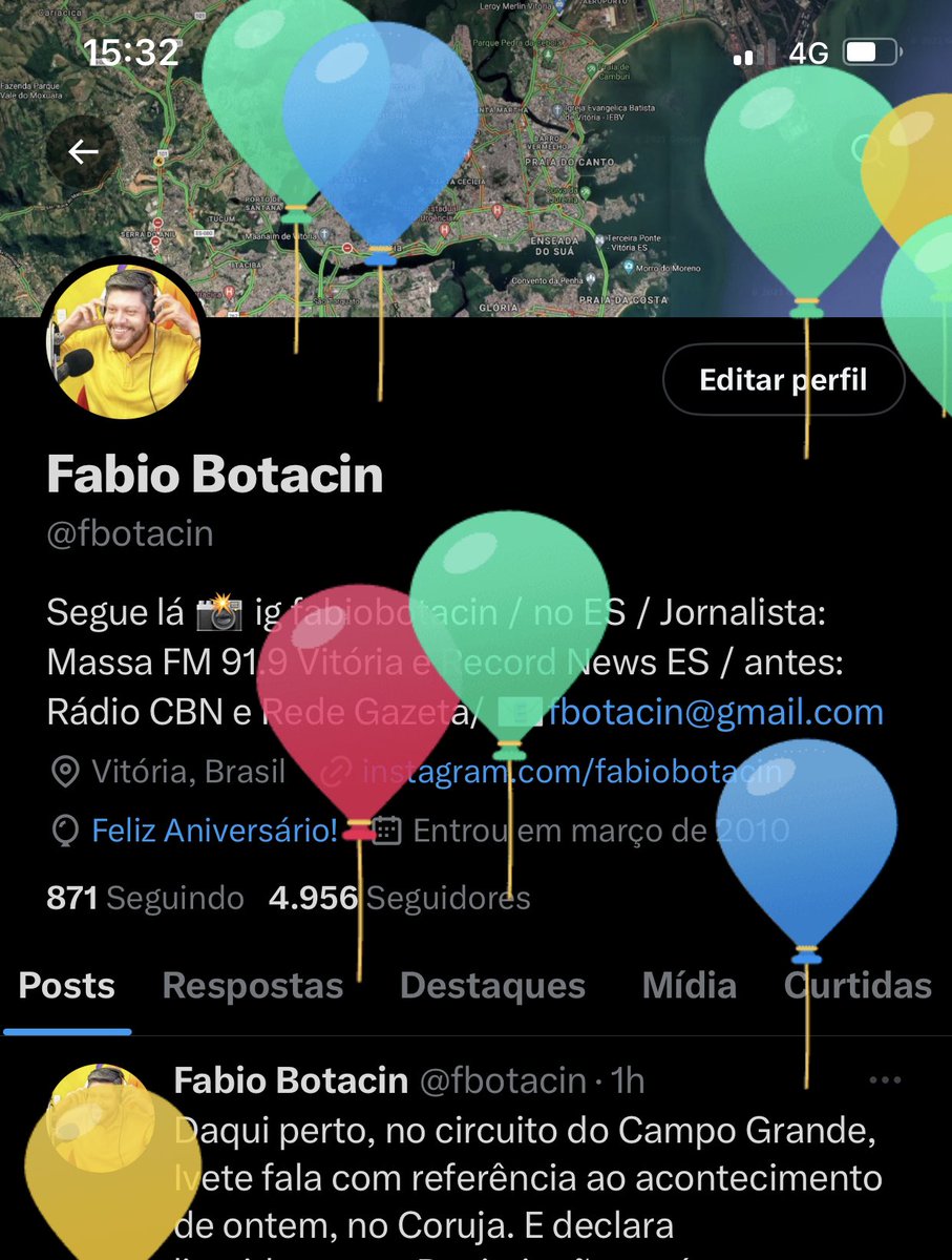 fbotacin's tweet photo. Quem faz aniversário em fevereiro sabe a magia! Sendo no dia de Carnaval do ano, só benção e alegrias, sim! #subiu https://t.co/SBGliNSQx0