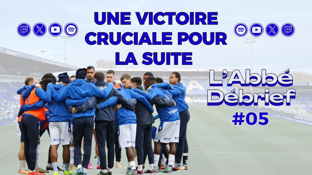 L_Abbe_Debrief's tweet photo. 🎙️#TeamAJA la rediffusion de l'émission d'hier soir est disponible sur les différentes plateformes. N'hésitez pas à m'envoyer vos retours !   

📽️YouTube : https://t.co/TPDj0yai8S

🎙️Spotify : https://t.co/3S164bn8Ay

Bon revisionnage et bonne soirée à tous ! 🔵⚪️ https://t.co/ZQi1lBluuP