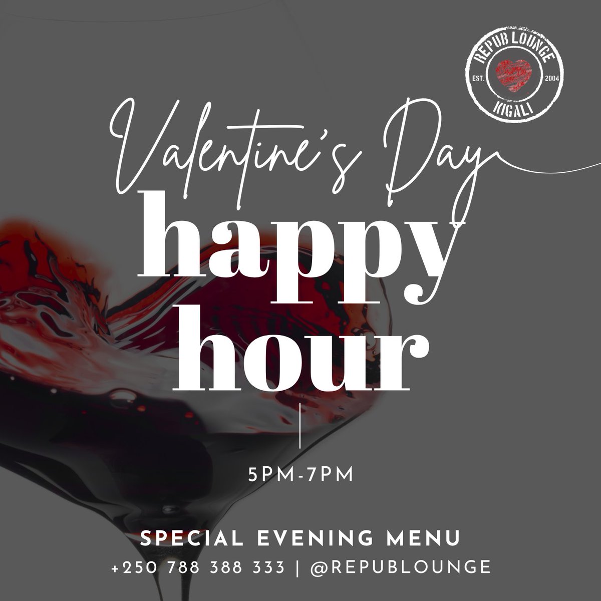At Repub, #valentinesday is all about celebrating love. Whether it's witth your friends or family, or with someone special...it's a moment to bask in love and laughter. Come through!  

#Kigali
#visitrwanda