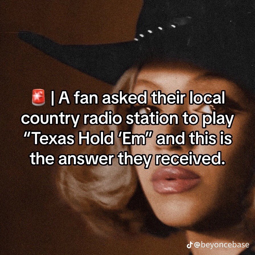 baddietvv's tweet image. And so it Begins.. Country radio stations are allegedly refusing to play #Beyonce new singles #TEXASHOLDEM &amp;amp; #16Carriages