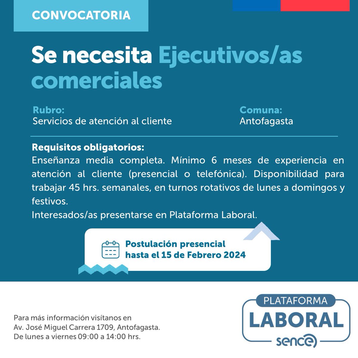 Sence Antofagasta tweet media