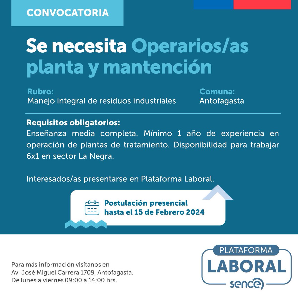 Sence Antofagasta tweet media