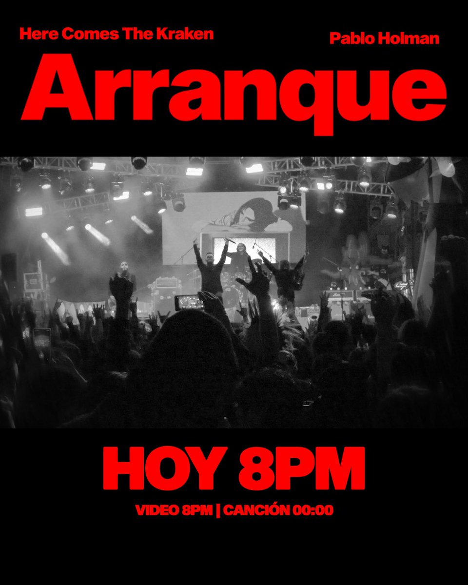 ‼️HOY SE ESTRENA “ARRANQUE” feat Pablo Holman Video Oficial 🫵🏻❤️‍🔥 8pm.