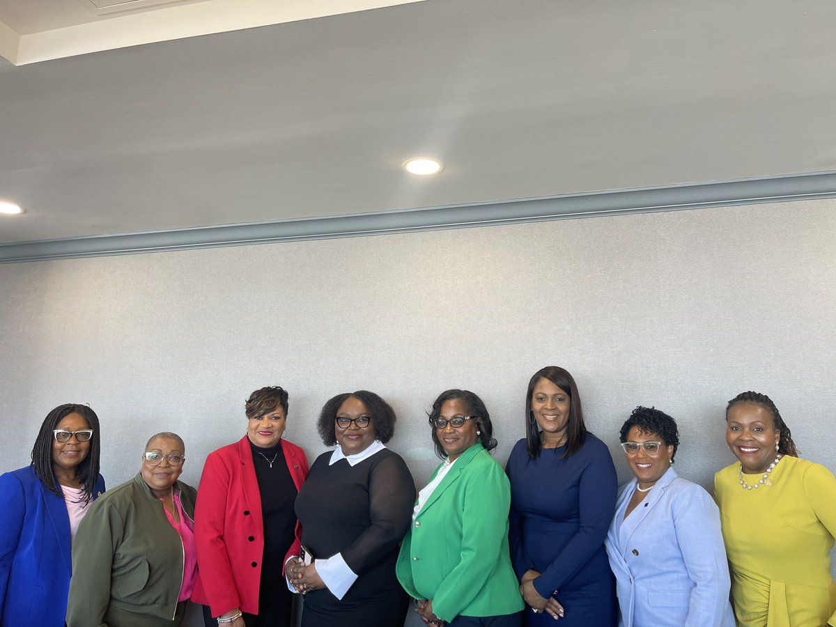 Black women mayors elected last year came to the statehouse today. Here they are with some of the members of Indiana’s  Legislative Black Caucus.