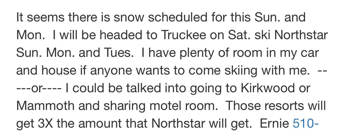 snowpalstahoe's tweet photo. 🙋‍♀️ What are https://t.co/DYCFkNpBjR Tahoe trips like?

See iPhone screenshot below of a ski lodge + rideshare offer just posted to SnowPals’ members forum⤵️

Members R #SF #BayArea #Sacto working professionals, college students + retirees who prefers to ski, ride🏂 weekdays

CAwx https://t.co/TbDVdD0tzV