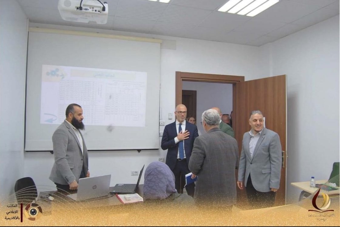 nicolaorlando's tweet photo. I concluded a productive first visit to #Misurata meeting faculty members & inspiring post-grad students of the #Libya-n Academy of Higher Studies.
We discussed the great potential of partnerships w/#EU universities, especially study programs & joint scientific projects. https://t.co/6Xp5ILPdD1