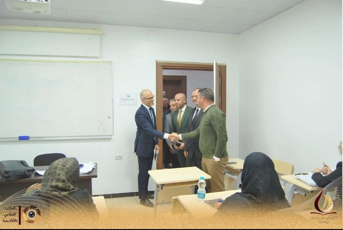 nicolaorlando's tweet photo. I concluded a productive first visit to #Misurata meeting faculty members & inspiring post-grad students of the #Libya-n Academy of Higher Studies.
We discussed the great potential of partnerships w/#EU universities, especially study programs & joint scientific projects. https://t.co/6Xp5ILPdD1