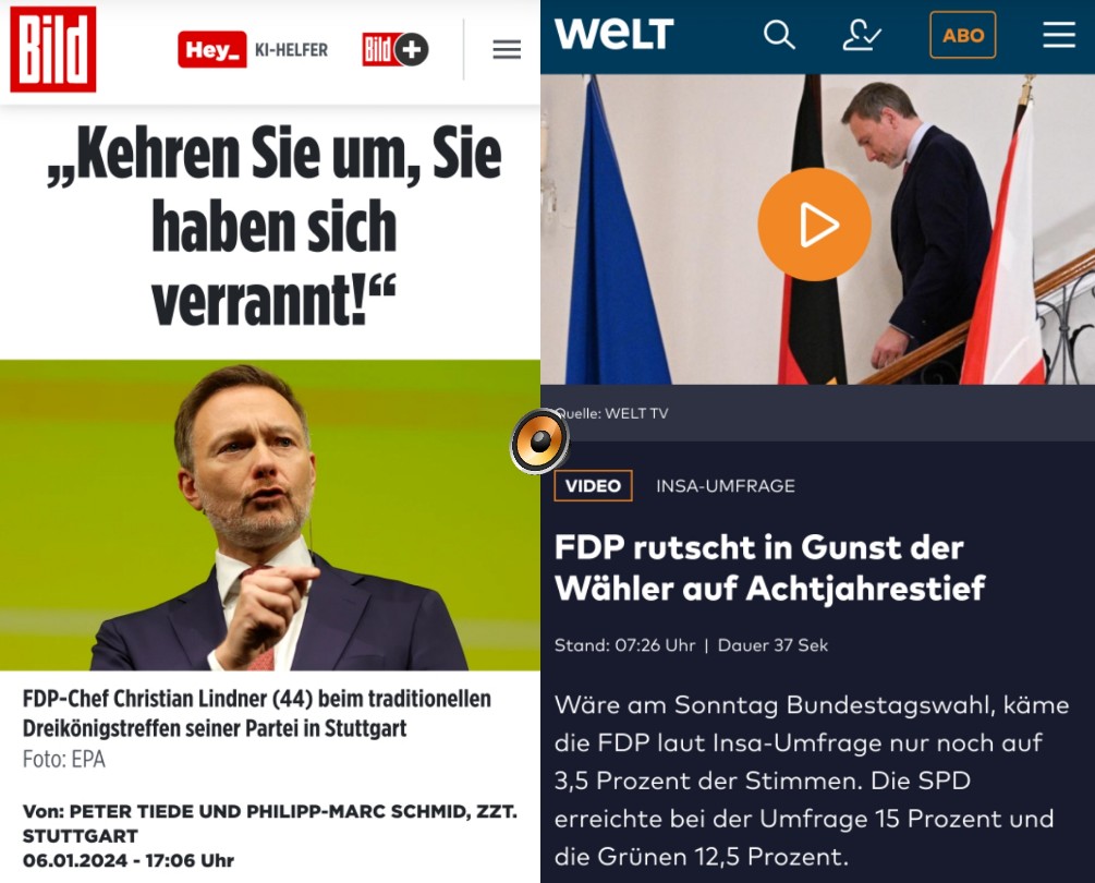 Es darf nicht in Vergessenheit geraten:
@c_lindner ist schon seit 38 Tagen der Meinung, Andere hätten sich verrannt.
#FDP @fdp @DjirSarai @christianduerr #BerlinWahl