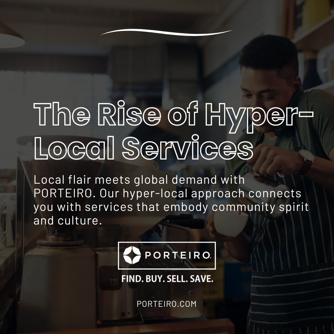 ArthurLBurrisJr's tweet photo. Experience the power of place with PORTEIRO's hyper-local services. Embrace services infused with local culture, designed for community essence. 📍🤲 #LocalGlobal #CommunityFirst #PORTEIROLocal https://t.co/iAdSRCgu3t