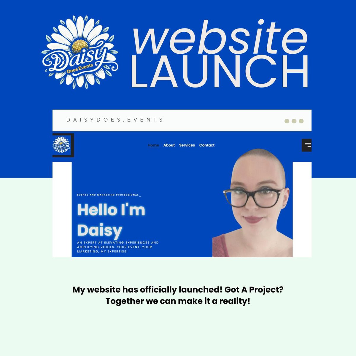 Exciting News!

I am thrilled to announce the launch of my very own website - daisydoes.events

DaisyDoesEvents is my passion project where I will be offering the best I can in event planning, management and marketing services. I am excited to hear from you!