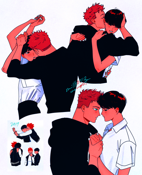millk0512's tweet photo. happy valentine's day❤
have a redraw of shoumob from 2019 https://t.co/pwuZfNrh3T