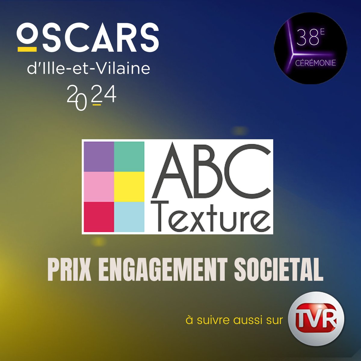 Félicitations @ABCTEXTURE, laboratoire de R&D et de fabrication de cosmétiques, pour cet Oscar Engagement sociétal! #Oscars35 @Medef35 @CAIlleEtVilaine @oecbretagne @ille_et_vilaine