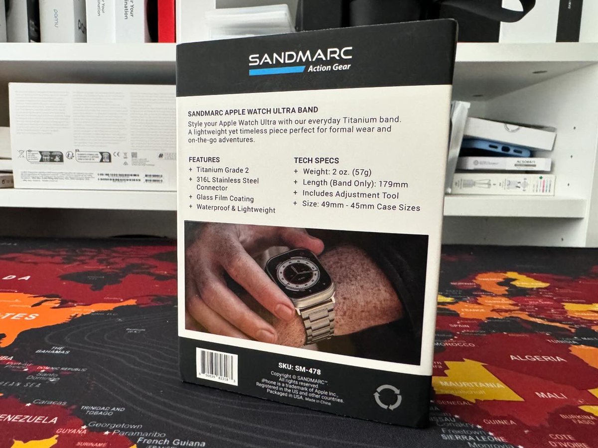 MikyAncona's tweet photo. Grazie a @sandmarc proviamo il bellissimo cinturino in titanio per Apple Watch Ultra e Ultra 2
Acquistalo qui : https://t.co/27uuSMfzUg
#apple #applewatchultra #watch #watchultra #watchultra2 #mikyancona #sandmarc #titanium #titanio #band https://t.co/bCBsIo67Oe
