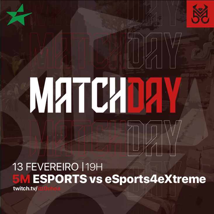 5M_Esports's tweet photo. Depois de um deslize na @EU_SGL, vamos entrar em minutos no servidor para defrontar os #eSports4eXtreme para mais um jogo na ESEA Intermediate!
Fiquem na companhia dos nossos queridos @itz0choa e @estrelo1_ em https://t.co/uGHY9M49ma para acompanharem os nossos rapazes!
#Somos5M https://t.co/yLgyr0llYN