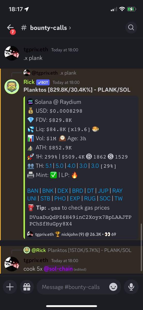 Shoutout to the boy bounty for the cook invites will be sent out at 50 followers and 5 Sol giveaway at 100 followers