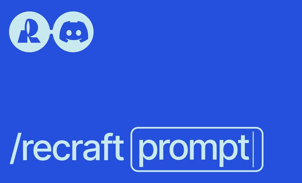 The Recraft <a href="/discord/">Discord</a> bot is now live!  Use Recraft on any platform where the Discord app is available. 

Create digital illustrations, vector art, icons, 3D graphics, and all kinds of eye-popping AI designs. 

Give it a try and spread the good word: discord.gg/recraft