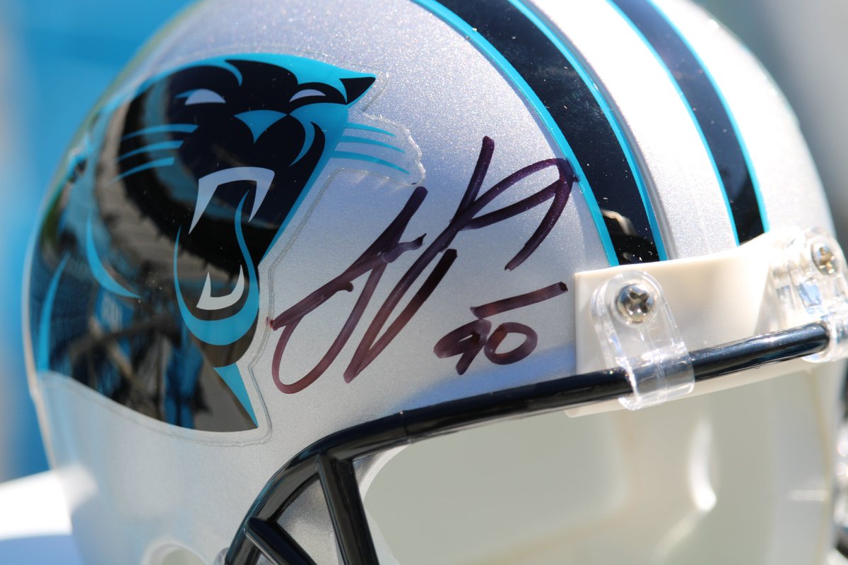 PanthersCR's tweet photo. It's time for a #PFHOF24 GIVEAWAY 🎉 

Enter for a chance to win a SIGNED @juliuspeppers_ mini helmet!

🌶️RT this post
🌶️Follow @PanthersCR 
🌶️Let us know your favorite Pep memory down below ⬇️

#KeepPounding | @Panthers https://t.co/Bz9AxcjdJQ