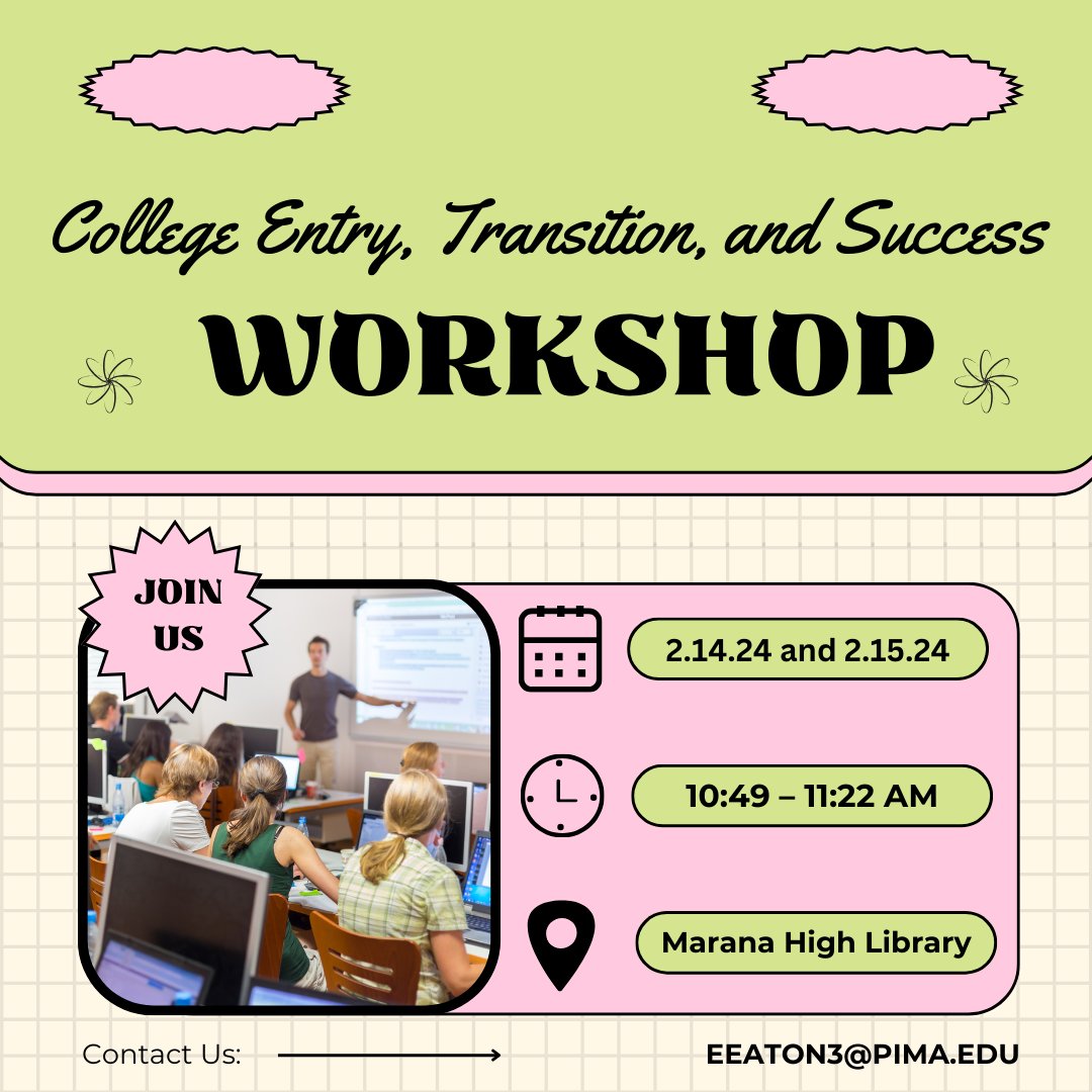 Hope you guys can make it to the workshop! 🌻