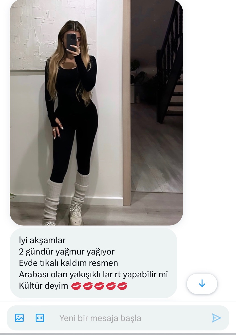 Üniversite öğrencisiyim, yağmurdan dolayı evde sıkıldım diyor