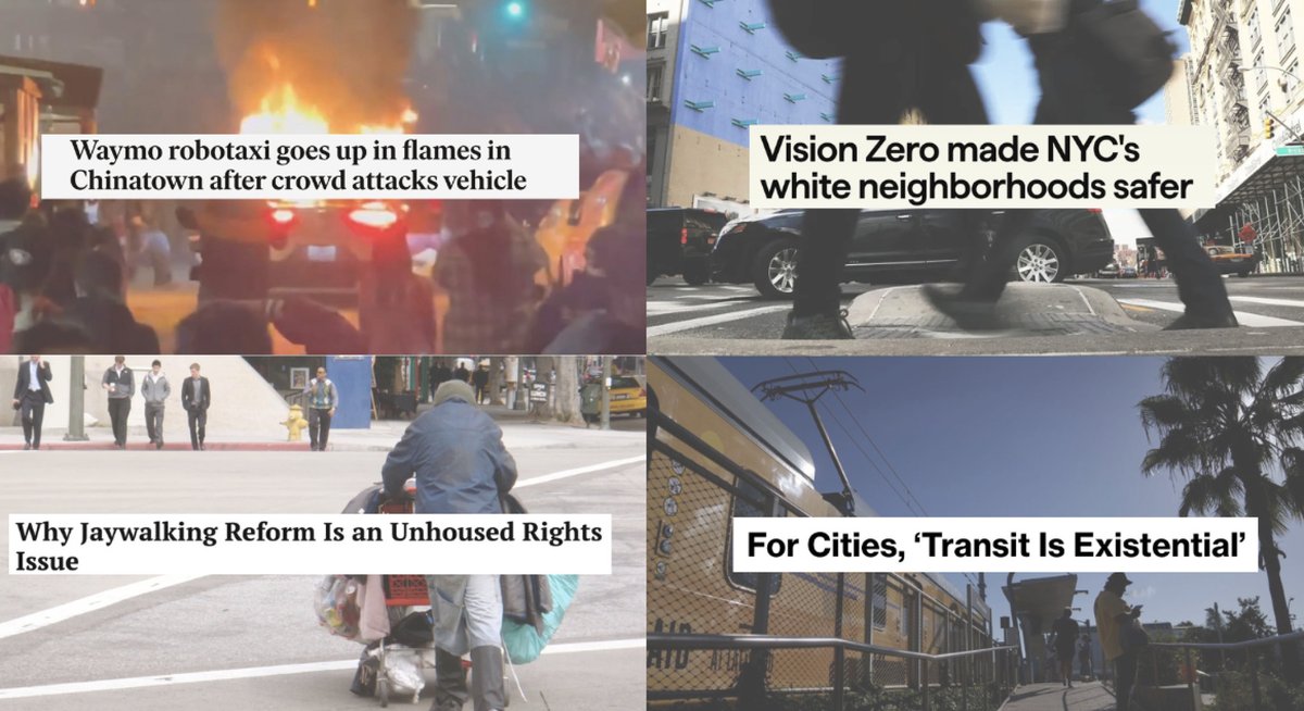 cycle_fans's tweet photo. Monday Roundup, on a Tuesday: Check out these stories; Robotaxi backlash, jaywalking reform, and more!
-
Join CycleFans Today 👉 https://t.co/1B9cp2Dq1M
-
-
#cycling #mondayroundup #cyclinglife #bicycle #cyclefans #bicycles #bicyclelove #bikelane https://t.co/eW22CBSf9d https://t.co/OnJqrfFA8z