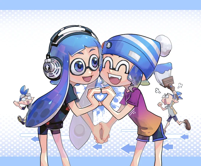 splatoon 漫画里的大家都超可爱 #Coroika情人节24h #コロイカ
