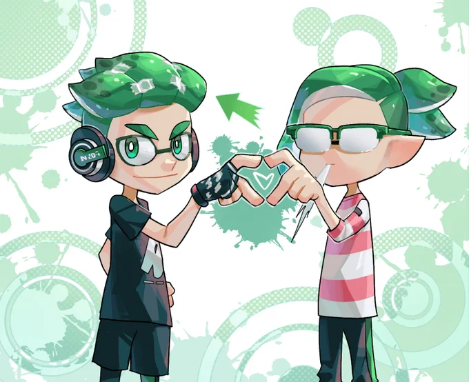 splatoon 漫画里的大家都超可爱 #Coroika情人节24h #コロイカ