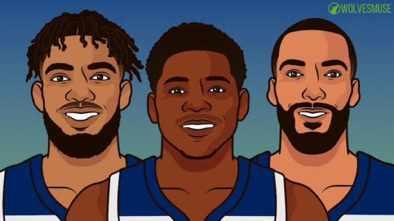 Wolvesmuse's tweet photo. NBA leaders in Defensive Win Shares this season:

4.0 — Rudy Gobert
3.2 — Karl-Anthony Towns
3.1 — Anthony Davis
3.0 — Anthony Edwards

Locking up 🔒 https://t.co/pn2MnBJJGj