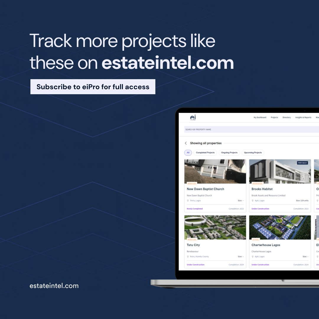 The Pantheon is a commercial development by UACL Properties Limited in Ikoyi, Lagos.  
It will stand up to 7 floors, and amenities and facilities will include a gym, cafe, meeting rooms, and restaurant. 
Learn more:
estateintel.com/app/projects/p…