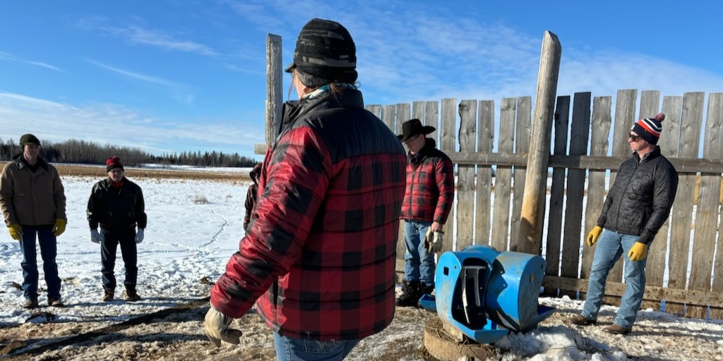 GatewayResearch's tweet photo. Enjoying the Winter Watering Systems Tour today. Thank you @FarmingForward !
#Water #winterwater #livestockwater #ABAg #FarmingForward https://t.co/8Ft6vM2L1g
