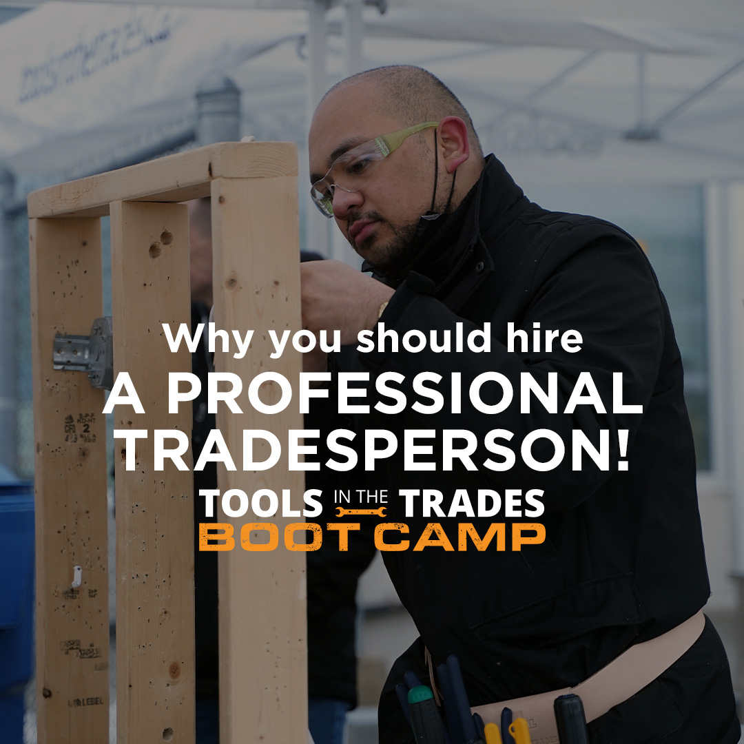 Know someone looking to enter the skilled trades? Learn more: toolsinthetrades.ca 

#skilledtrades #tradesman #tradeswoman #toolsinthetrades #tradeswork #apprenticeships #apprenticeshipprogram #apprentice #apprenticeship #apprenticelife  #workingforworkers