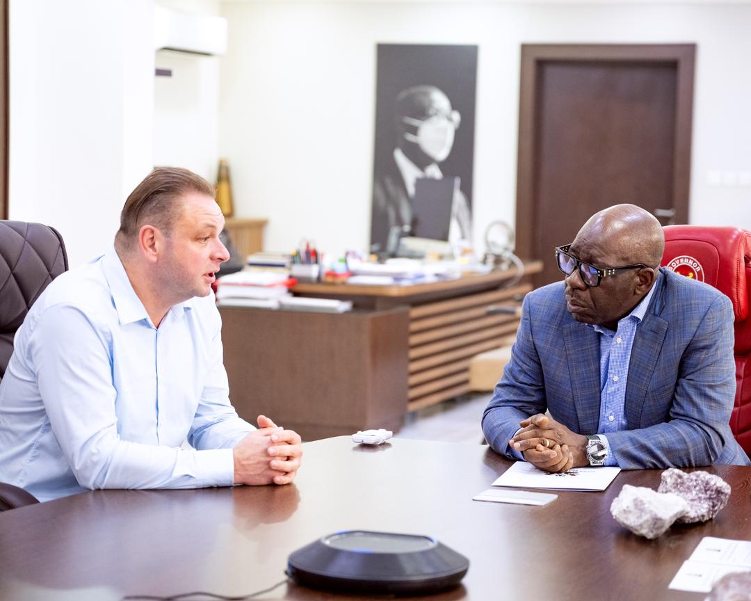 GovernorObaseki's tweet photo. We have intensified efforts to diversify the state's economy by tapping into our solid minerals deposits, particularly lithium, as a new source of Foreign Exchange (FX) earnings.

We welcome representatives from international investors such as Renera Rosatom Energy Corporation and Uranium One, along with others who have expressed their willingness to partner with us. They can rest assured that we will provide them with the necessary resources to ensure they receive value for their investment and that the mining sector contributes significantly to boosting the state’s internally generated revenue.