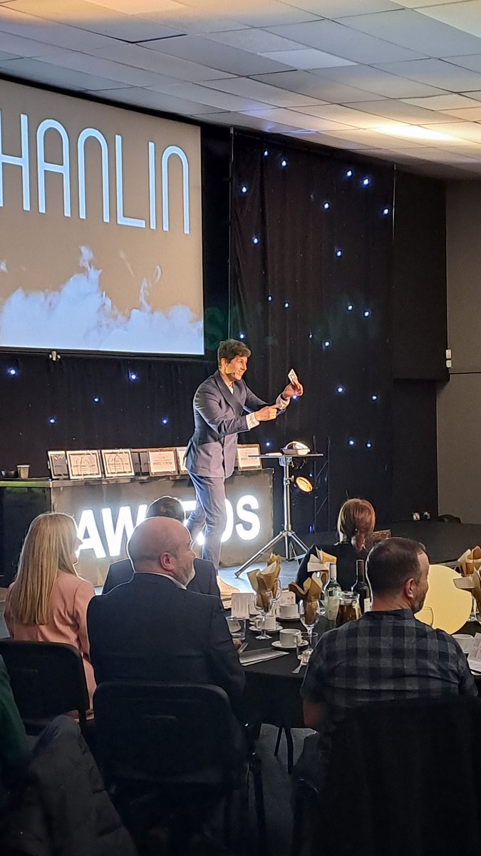 Our amazing host @benhanlin entertaining our guests before we start our awards. #wlcapps #NAW2024