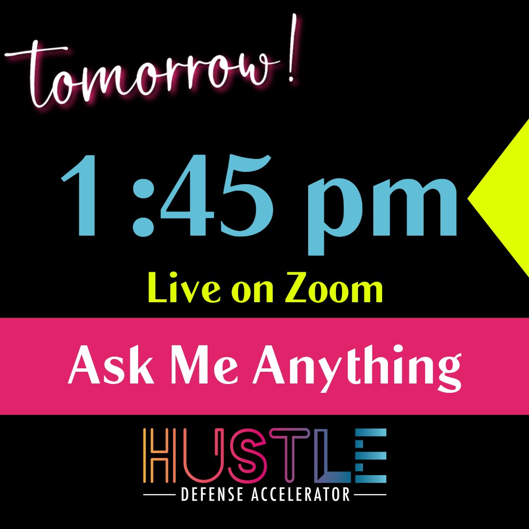 Tomorrow at 1:45 pm! 🗓️ Ready to apply? Be the leaders of HUSTLE Cohort 3! Apply at: griffissinstitute.org/hustle 🚀 #HUSTLEAMA #StartupSuccess #InnovateToElevate 🌟