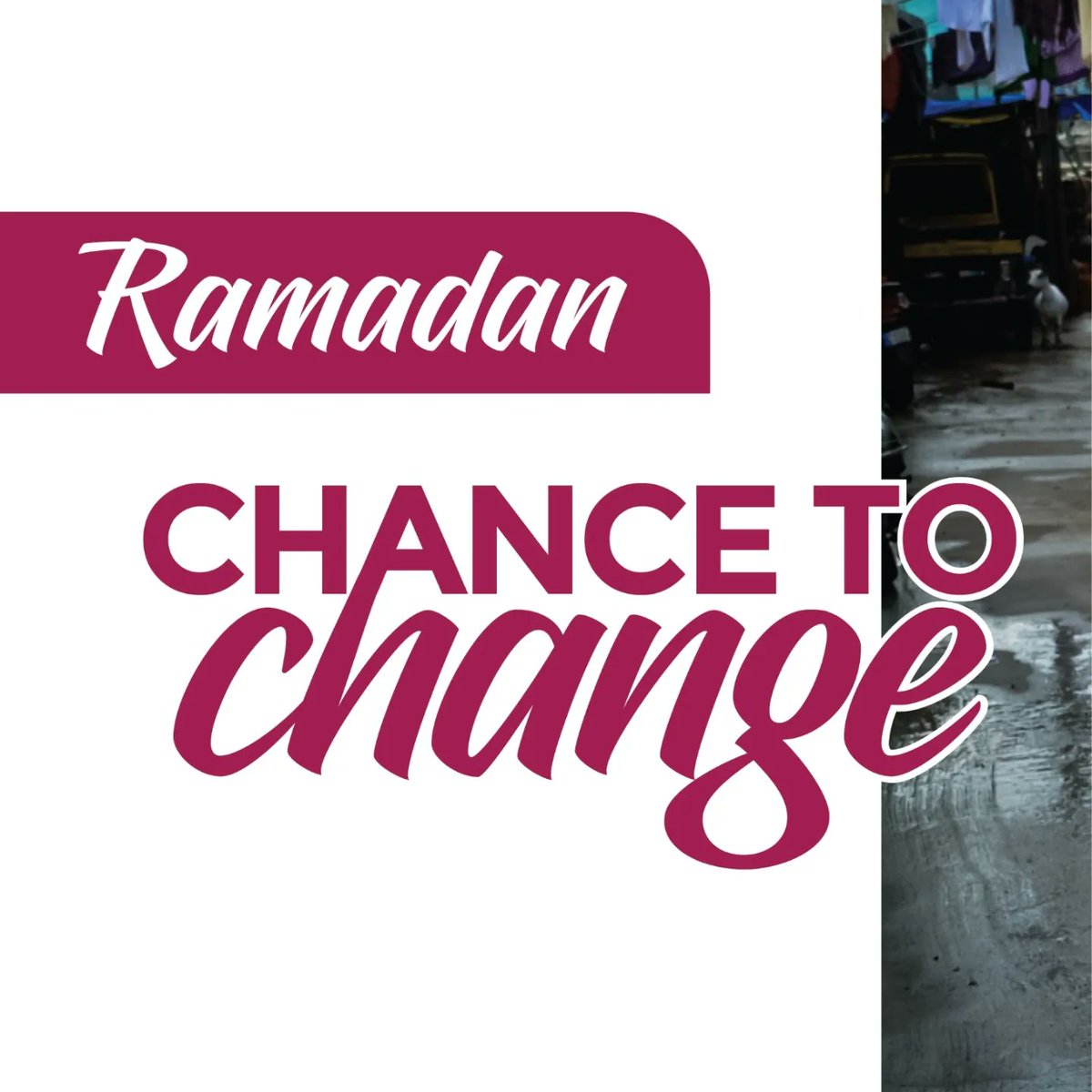 TUFIndia's tweet photo. Every Ramadan is a CHANCE TO CHANGE for the fortunate few who live to see another one. Donate your Zakat and Sadaqah this Ramadan to help us CHANGE the lives of 1000 deserving families struggling with sustenance and financial burden.
DONATE NOW

#ramadan #tufindia #chancetochange https://t.co/Hg3UT4GhAc