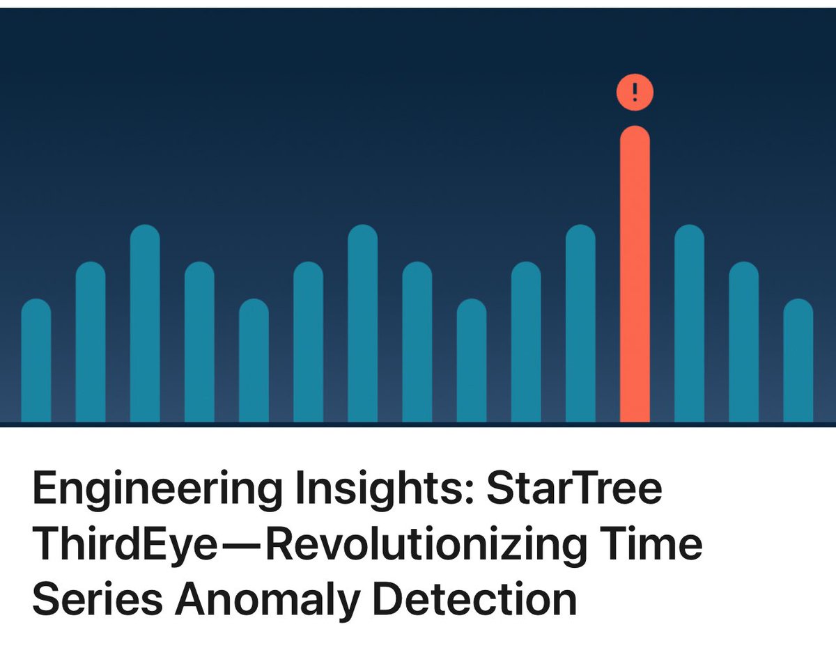 MantriM2's tweet image. Join Our Engineering Revolution at @startreedata !

We&apos;re pioneering the future of time series anomaly detection with StarTree ThirdEye, and we want you to be a part of this journey. 

Why StarTree ThirdEye? Learn more in the attached news letter.

#engineering #anomalydetection