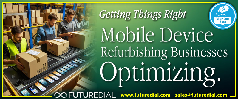 FutureDial's tweet image. 📱 🔄  Find out how data-driven intelligence and automation are reshaping the preowned mobile phone refurbishing industry.

&amp;gt; Read :  bit.ly/3OFa8gV

sales@futuredial.com
futuredial.com

#FutureDial
#AutomationSuccess
#DataDrivenOps
#DeviceRefurbishment