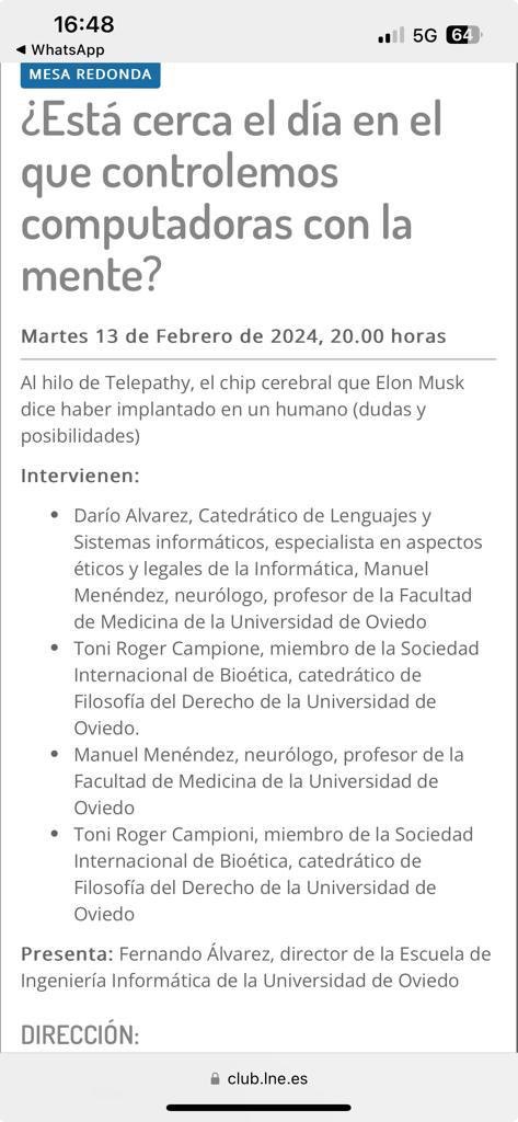 isolina_riano's tweet photo. #SIBI @_LaNuevaEscuela @RogerCampioni Está cerca el día en que controlaremos la computadoras con la mente? #neuroderechos https://t.co/kqvX3xyLEX