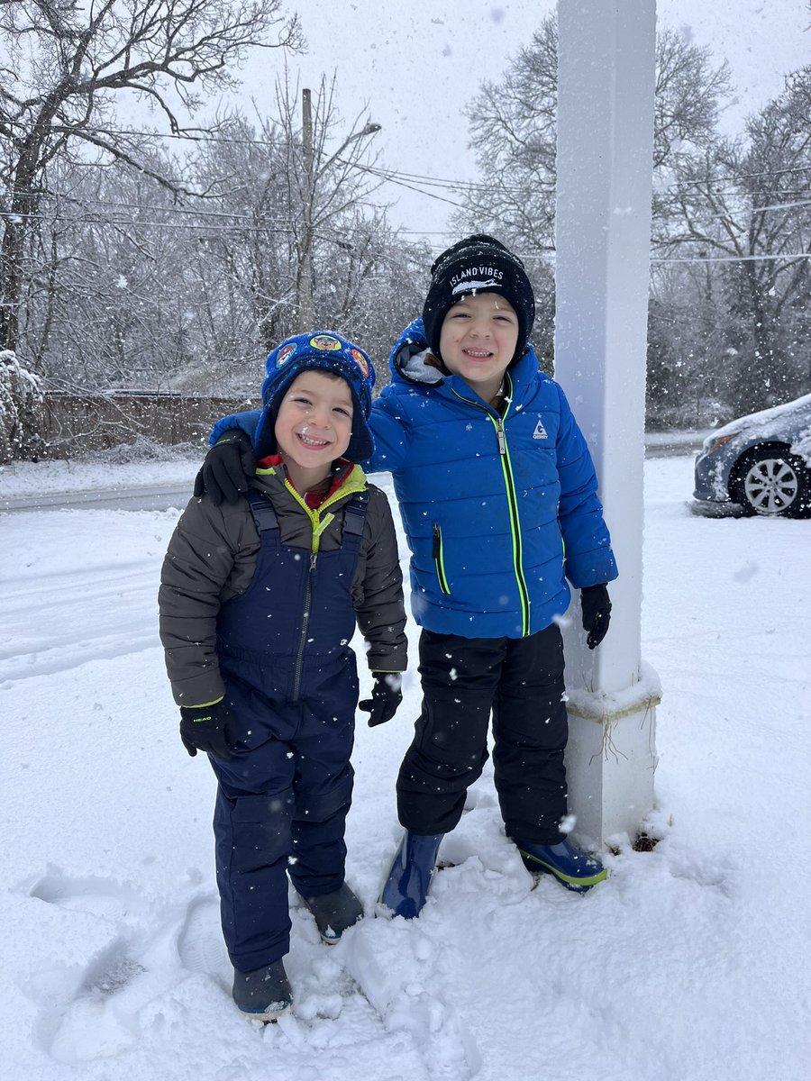 We all couldn’t be happier to be able to spend this time making memories as a family in the snow! The Gress Boys are happy! Hope everyone is enjoying this day! ❄️