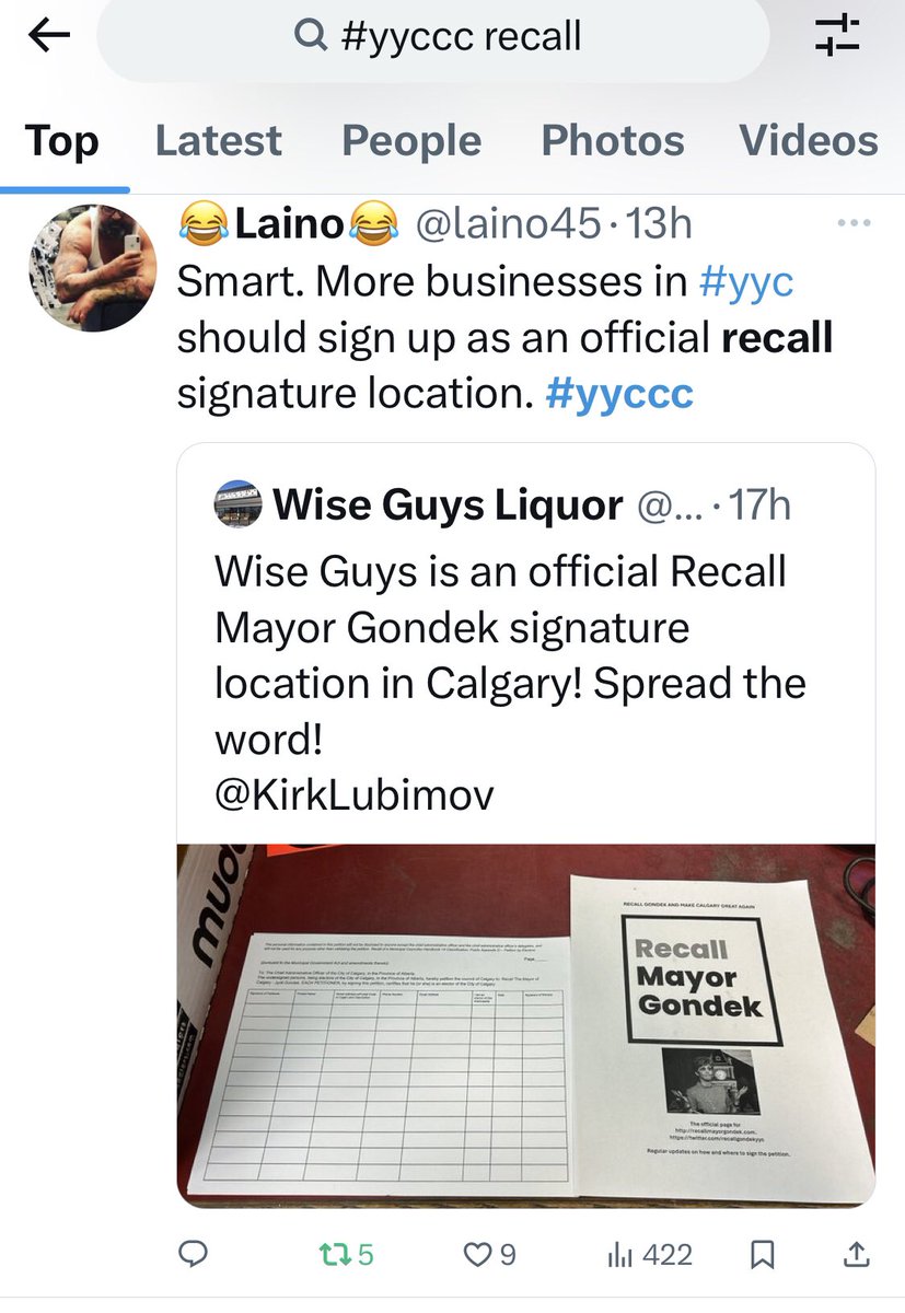 Save Calgary tweet media