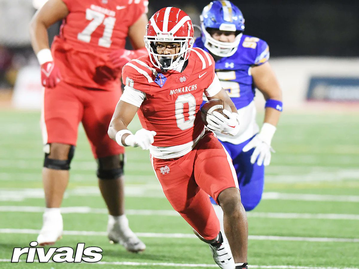 Five-star RB Jordon Davison from Santa Ana (Calif.) Mater Dei visits coming up: Alabama: March 23 Ohio State: March 27 @BHoward_11 / @Birm