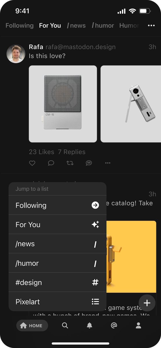 The president of a big country said to us "Sir, will you make a version of your app that is cleaner and has better follow suggestions?" And we said: 👍. Mammoth 2.7 is out.